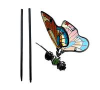Farfalle Pali da Giardino Decorativi Decorazioni Esterne Metallo Yard Art Pali Da Giardino Per Patio Yard Portico Decors Educational Garden Tools