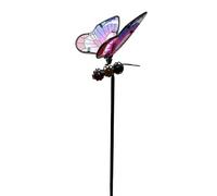 Farfalle Pali da Giardino Decorativi Decorazioni Esterne Metallo Yard Art Pali Da Giardino Per Patio Yard Portico Decors Educational Garden Tools