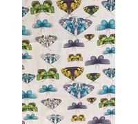 Farfalle Tenda Cuscino Materiale Tessuto Design Giardino 3M Pezzi 100% Cotone
