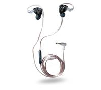 FARFISA | Auricolari Cablati IEM, Filo Removibile, Custodia Inclusa, 3 Set Gommini Silicone S/M/L, Regolazione Volume e Controllo Chiamate