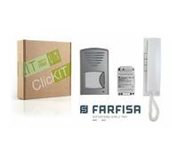 KIT CITOFONO FARFISA AUDIO MONOFAMILIARE 1CKSD 2 FILI(1+1)