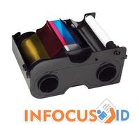 Fargo 45000/045000 Ymcko Completo Colore Nastro, 250 Prints per DTC1250 Printers