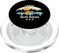 Fargo Nord Dakota Souvenir Montagna Tramonto Fiume PopSockets PopGrip per MagSafe