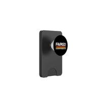 Fargo North Dakota, design retrò a righe, stile vintage, con città PopSockets PopWallet per MagSafe