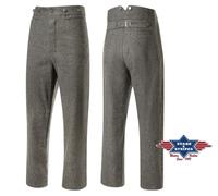 FARGO Pantalone Old West Stars and Stripes Uomo Gris Regular Bottone