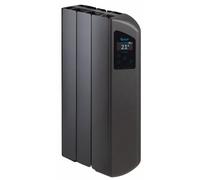 FARHO Victoria WiFi Radiatore Elettrico a Inerzia Fluida 330W, 3 Elementi in Alluminio. Emettitore Termico a Basso Consumo, Controllo da Smartphone, WiFi Integrato, Antracite