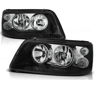 Fari A Doppia Lente Con Vetro Trasparente Per VW T5 Anno 03-09 Nero