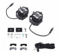 Fari a LED da 3,5" con fascio luminoso laterale, luce di guida bianca+ambra DRL