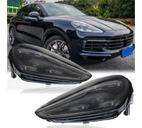 Fari a Led for auto 2 pezzi compatibili for Porsche Cayenne 2011-2018 Cayenne 958.1 958.2 Aggiornamento fari LED anteriori DRL Indicatori di direzione Assemblea(2015-2018,Original No AFS)