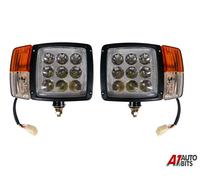 Fari A Led Per JCB Telehandler Loader Loadall Testa Cablata Coppia Di Fari