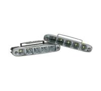 Fari a Led per marcia diurna DRL S-5 12V Ultra sottili e design ad arco CP.FARI