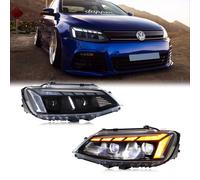 Fari a LED per VW Volkswagen Jetta 2011-2018 MK6 Animazione di avvio Sequenziale Indicatori di direzione Gruppo lampade anteriori