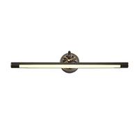 Fari a Specchio Di Rame Hanno Condotto il Bagno Americano Lampada Del Gabinetto a Specchio Di Rame Lampade Retro per il Trucco Del Bagno/Black Copper/56.5Cm