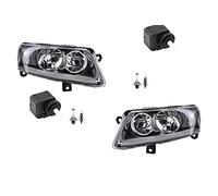 Fari adatti per Audi A6 4F 04-08 + H7 H1 Set Sinistra Destra con Servomotore