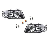 Fari alogeni adatti per Audi A3 8L 09/00-05/03 Leuch. Set Sinistra Destra