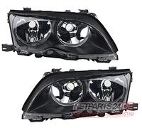 Fari alogeni adatti per BMW serie 3 set nero E46 da 01-05 FF H7-H7 Li. Re.