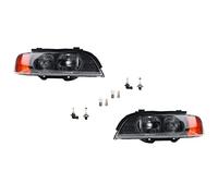 Fari alogeni adatti per BMW Serie 5 E39 11/95-08/00 Leuc. Set Sinistra Destra