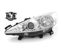 Fari Alogeni Compatibili Con Peugeot 207 02/2006 - H1 H7 H7 Li. + Fendinebbia
