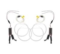 Fari Angel Eyes per auto Per BMW E36 E38 E39 E46 4X131MM CCFL LED Giallo Angel Eyes Halo Anelli Kit Luce Occhio d'angelo autos