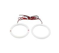 Fari Angel Eyes per auto Per BMW E46 E36 E38 E39 E90 2026 60/72/80/85/90/95/126mm 140mm 131mm Cerchio Bianco Luce Cotone Angel Eyes Kit Occhio d'angelo autos(80mm)