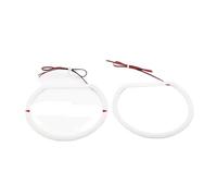 Fari Angel Eyes per auto Per BMW E46 E36 E38 E39 E90 2026 60/72/80/85/90/95/126mm 140mm 131mm Cerchio Bianco Luce Cotone Angel Eyes Kit Occhio d'angelo autos(158mm semi-circle)