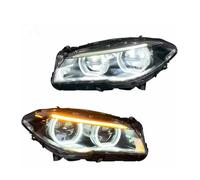 Fari Anteriore Coppia Di Fari Anteriori A LED Per BMW Serie 5 F10 2010-2016, Luci Diurne E Indicatori Di Direzione Dinamici. Fanale(2011-2013)