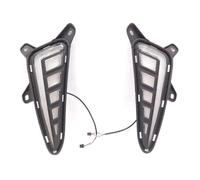 Fari Anteriori 1 Set Car LED DRL Luce Marcia Diurna Con Indicatori Direzione Gialli Dinamici Lampada Fendinebbia Per Toyota C-HR Per CHR 2016 2017 2018 2019 Faro Anteriore(Bianco)