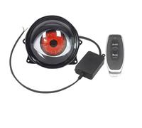 Fari Anteriori 1Pair Car Dynamic Devil Eyes Lente Luci 12-36V Demone 3 Pollici Red Eye ABS Gruppo Faro Waterpoof Auto Retrofit Accessori Faro Anteriore(1 drag 1)
