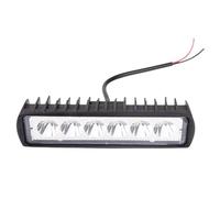 Fari Anteriori 6LED 12V Auto Offroad SUV Truck Fari Rettangolari 18W Car Work Light 6000K DRL Faretto Ad Alta Luminosità Impermeabile 6 LED Lampada Faro Anteriore(4 Piece)