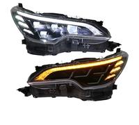 Fari Anteriori A LED Per Auto Lampade A LED Luci Di Marcia Diurna Indicatori Di Direzione Ambra Per Toyota Per Fortuner 2016 2017 2018 2019 2020 Montaggio Fari Auto