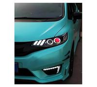 Fari Anteriori a LED per Auto per Jazz per Il 2014 2015 2016 2017 2018 2019 luci diurne DRL lampadine Bi-Xenon fari fendinebbia Gruppi ottici Anteriori Accessori