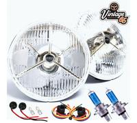 Fari Anteriori A Led Upgrade Alogeni Sigillati P700 7" Per Austin Mini Classic