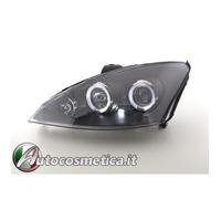 FARI ANTERIORI ANGEL EYES NERI PER FORD FOCUS MK1 I 2001 2002 2003 2004 2005