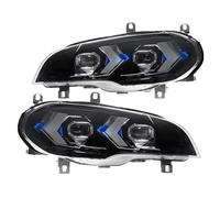 Fari Anteriori Auto Compatibile Con BMW Per X5 E70 2007 2008 2009 2010 2011 2012 2013 Aggiornamento Gruppo Ottico Segnali DRL Accessori Per Fari Anteriori