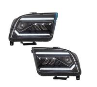 Fari Anteriori Auto Compatibile Con Ford Per Mustang 2005 2006 2007 2008 2009 Auto Faro Stile Dinamico Indicatore Di Direzione Lente Accessori Montaggio