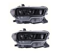 Fari Anteriori Auto Compatibile Con Toyota Per Tacoma 2015 2016 2017 2018 2019 2020 DRL Running Highlight Turn Signal Low Beam+High Beam Assembly 2pcs HeadLamps