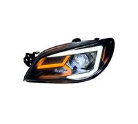 Fari Anteriori Auto Gruppo Fari A LED Per Impreza 2006-2007 DRL Indicatori Di Direzione Lente Accessori Auto Alloggiamento Nero Faro