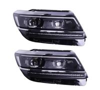 Fari Anteriori Auto Per Per Tiguan 2017 2018 2019 2020 2021 Per Tiguan LED Hid Testa Lampada Dell'occhio Angelo Bi Xenon Fascio Auto lampada frontale Fari Faro Proiettore Anteriore(Full LED)