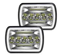 Fari Anteriori Auto Per Peterbilt 365 367 2008-2020 Fari a LED H6054 H5054 Proiettore a LED Faro Proiettore Anteriore(Type A 2 piece)