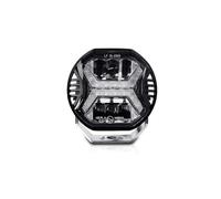 Fari Anteriori Barra Luminosa A LED 12v 24v 6000K Drl Luce Bianca E Ambrata Per Auto SUV 4x4 Barca ATV Fari A LED Superbright Offroad Spot Work Light Faro Anteriore(5.75inch White DRL)