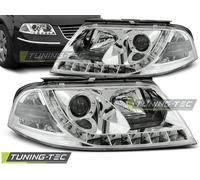 Fari anteriori diurni cromati per VW Passat 3BG 09.00-03.05 -LPVW81