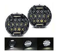 Fari Anteriori Fanale Anteriore Auto 7 Pollici Led Faro Paraurti Anteriore DRL Faro Per Jeep Per Wrangler Per JK Per TJ Per CJ Accessori 75 W 40 W(B)