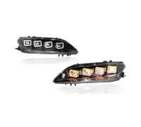 Fari Anteriori Fanali Fari Per Auto Da 2 Pezzi Per Mazda 6 2003-2015 Lampade Per Auto A LED Aggiornamento Styling Full LED Plug And Play Accessori Per Auto