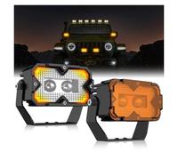 Fari Anteriori Faretto Da Lavoro A LED Bianco Giallo Da 3 Pollici Faretto Fendinebbia Per Camion Fuoristrada 4x4 SUV ATV Auto Per Jeep Faro Moto Combo Light Faro Anteriore
