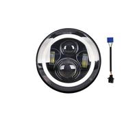 Fari Anteriori Faro Anteriore LED 7 Pollici 80 W DRL Halo Angle Eyes LED 12 V 24 V Indicatore Direzione Alto/basso Per Lada Per Niva Per Fuoristrada(1 Piece)