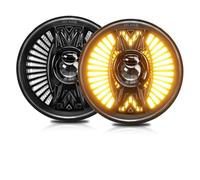 Fari Anteriori Faro LED 7 Pollici Proiettore Rotondo Len 240 W Ad Alta Potenza H4 Per Jeep Per Wrangler JK 4x4 DRL Faro 9-32 V Faro Anteriore(2 Piece)