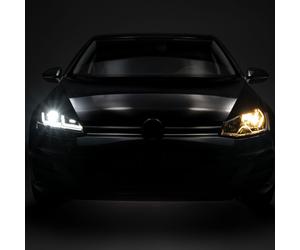 Fari anteriori FULL LED per VW GOLF 7 Osram Ledriving LEDHL103-BK no modello 7,5