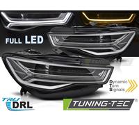 FARI ANTERIORI FULL LED SEQ DRL adatti per AUDI A6 C7 14-18 -LPAUH5