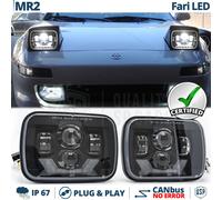 FARI Anteriori LED per Toyota MR2 W10 W20 Luce Bianca Potente 6500K