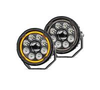 Fari Anteriori Moto Fari Fendinebbia DRL Da 5 Pollici 12V 24V 110W Lampada Da Lavoro A LED Per Moto Per BMW R1200GS LC ADV R1250GS F900R R9T Luci Ausiliarie Spot Faro Motociclo